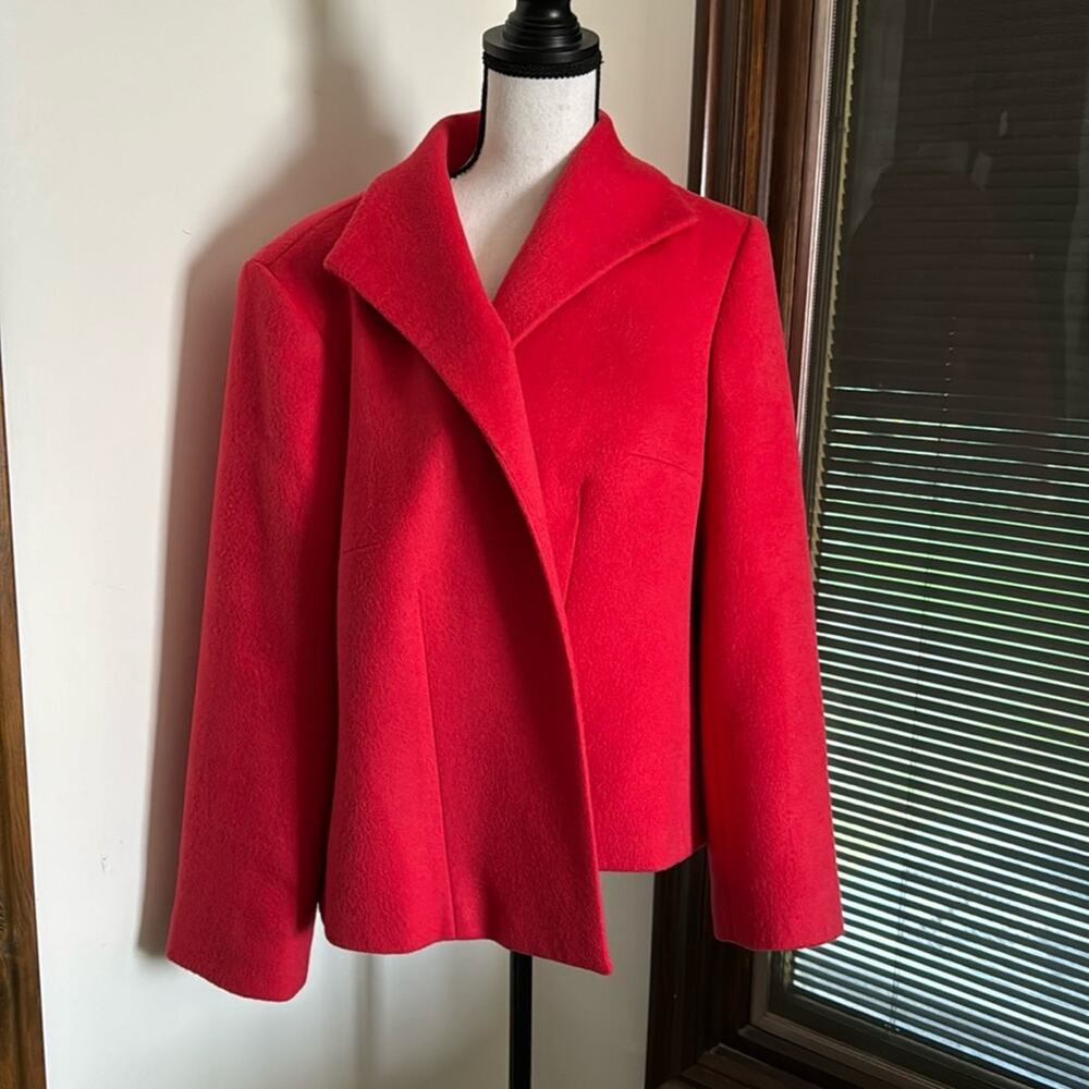 Harve Benard | Red Open Front Blazer Size XL (see measurement)